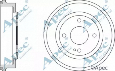 APEC BRAKING drm9128 -  Тормозной барабан